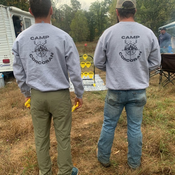 PERSONALIZED HUNTING SWEATSHIRTS SIZES S-4X - Picture 2 of 8
